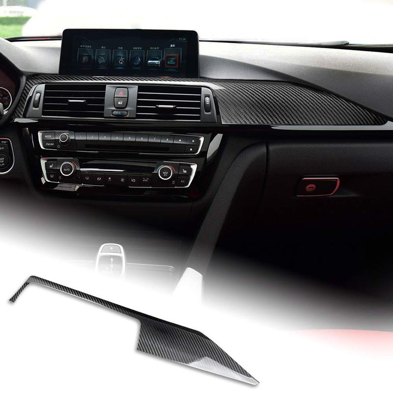 AIRSPEED Carbon Fiber Car Dashboard Panel Decorative Sticker for BMW F30 F31 F32 F33 F34 F36 M3 F80 2014-2018 Accessories - Image 1